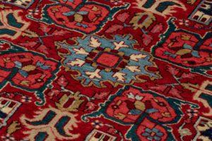 antique serapi wool rug