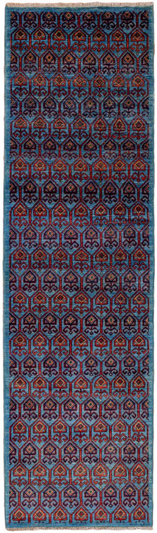 turkmen wool runner rug