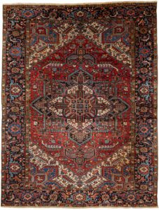 antique heriz rug