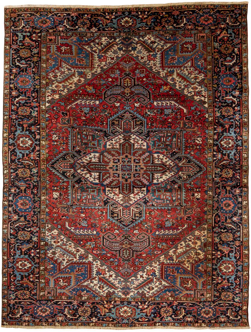 antique heriz rug