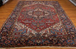 antique heriz rug