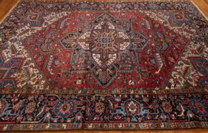 antique heriz rug