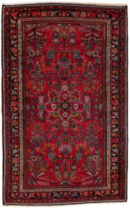 semi-antique wool rug
