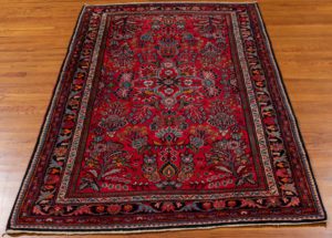 semi-antique wool rug