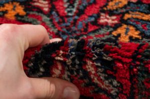 semi-antique wool rug