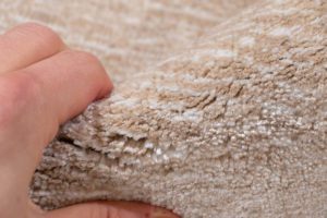modern hand loomed viscose cotton rug