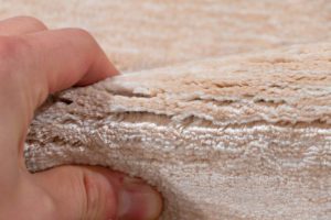 modern hand loomed viscose cotton rug
