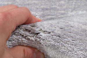 modern hand loomed viscose cotton rug