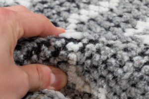 modern woven rug