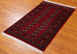 bokhara wool rug