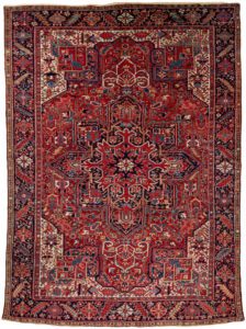 antique persian heriz rug