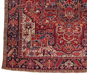 antique persian heriz rug