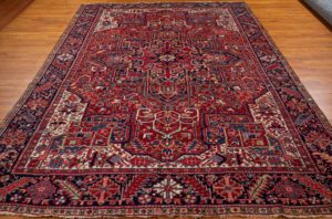 antique persian heriz rug