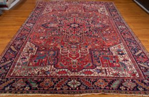 antique persian heriz rug