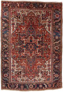 antique heriz rug