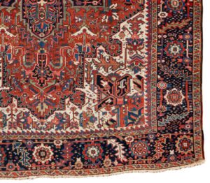 antique heriz rug