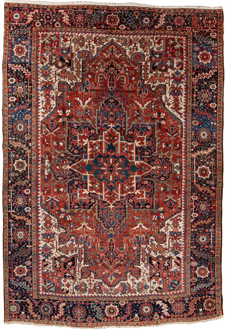 antique heriz rug