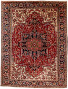 antique heriz rug