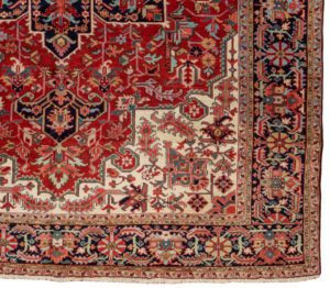 antique heriz rug