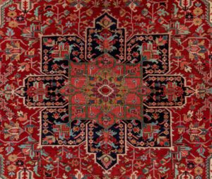 antique heriz rug