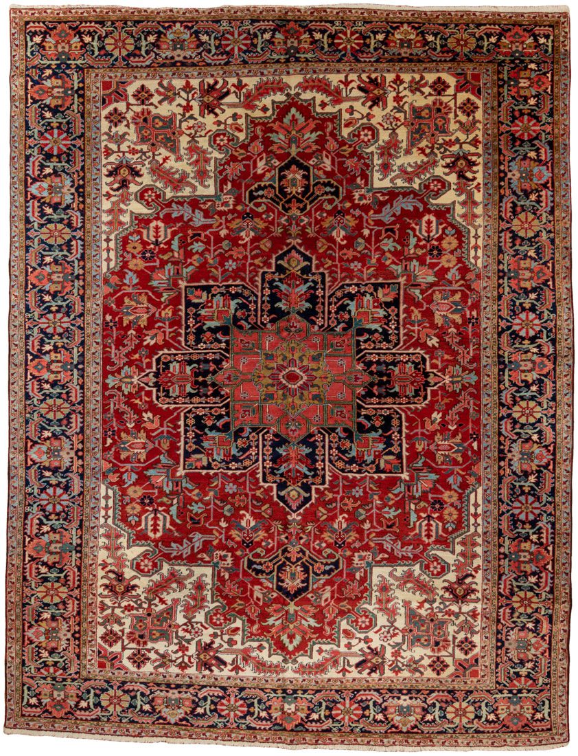 antique heriz rug