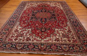 antique heriz rug