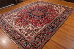 antique heriz rug