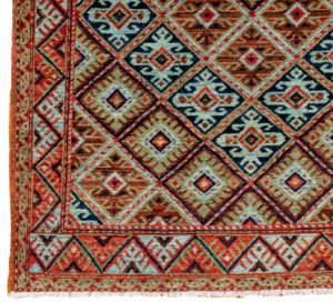 turkmen wool rug