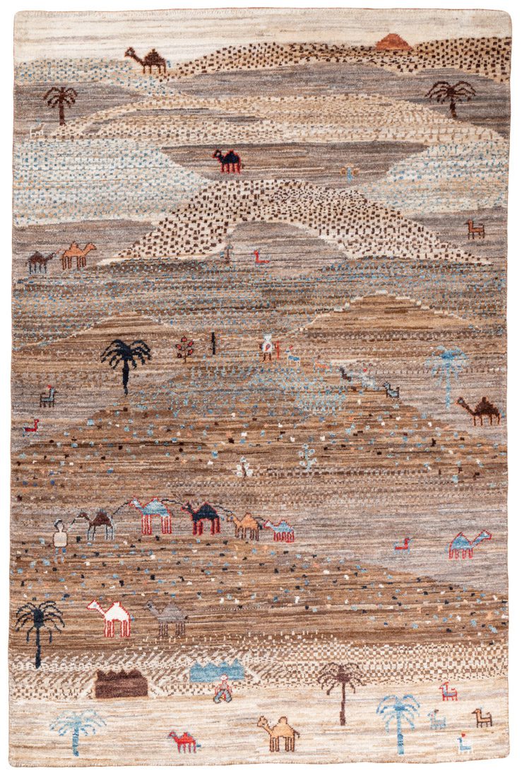 gabbeh wool rug