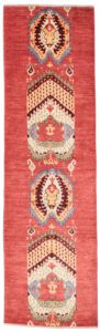 ikat wool runner rug