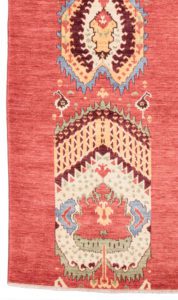 ikat wool runner rug