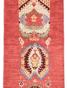 ikat wool runner rug
