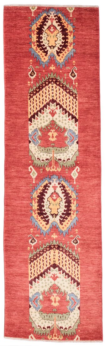 ikat wool runner rug