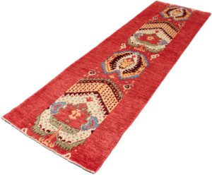 ikat wool runner rug