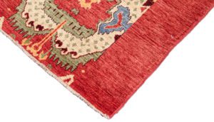 ikat wool runner rug