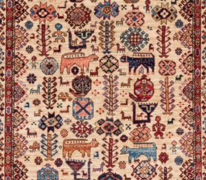 qashqai wool rug