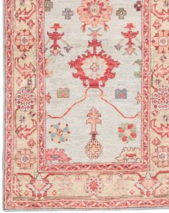 oushak wool runner rug