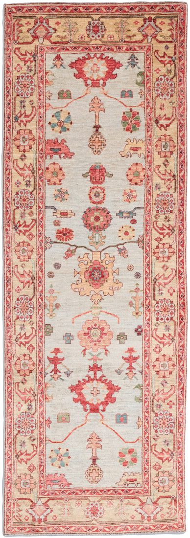 oushak wool runner rug