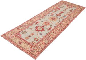 oushak wool runner rug