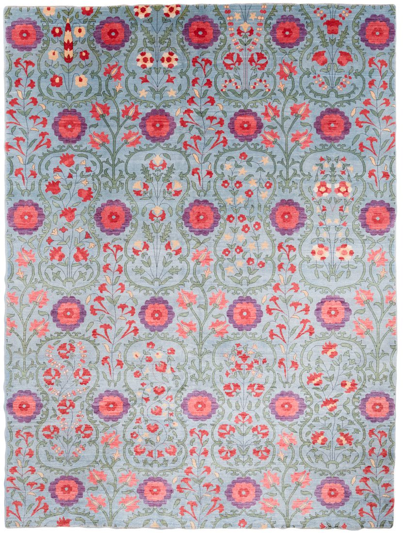 suzani wool rug