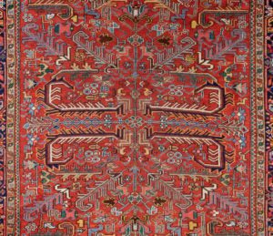 antique persian heriz rug