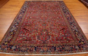 antique persian heriz rug