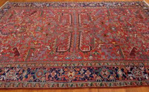 antique persian heriz rug