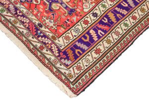 shahsavan silk soumak rug