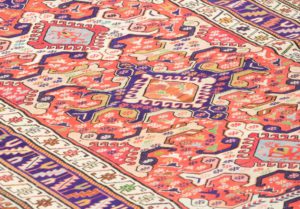 shahsavan silk soumak rug