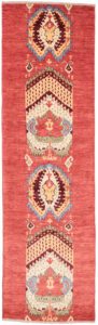ikat wool runner rug