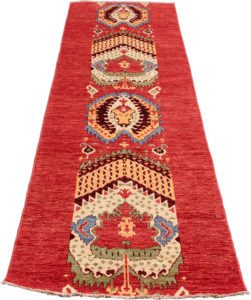 ikat wool runner rug