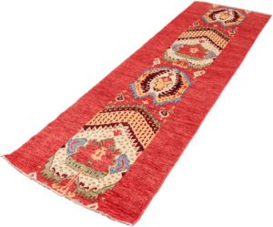 ikat wool runner rug