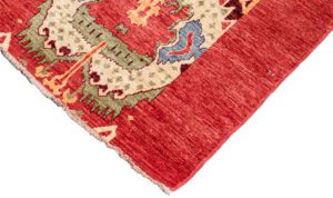 ikat wool runner rug
