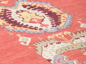 ikat wool runner rug